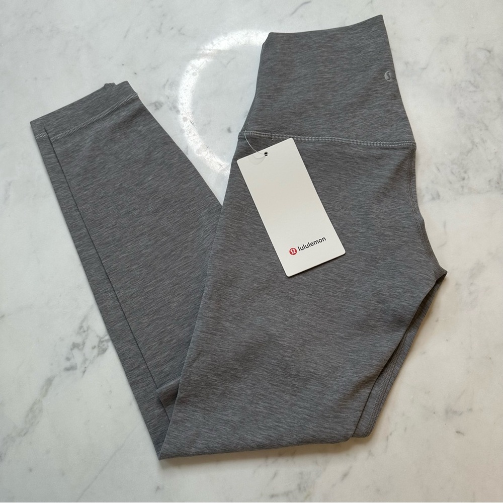 Align HR Pant 25" Heathered Core Medium Grey